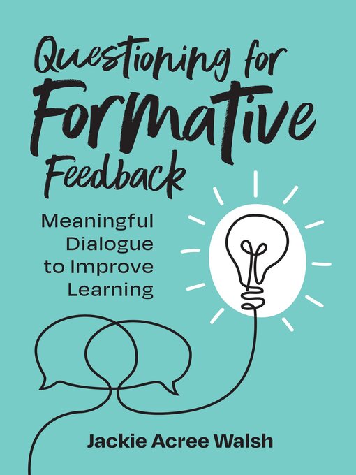 Cover image for Questioning for Formative Feedback